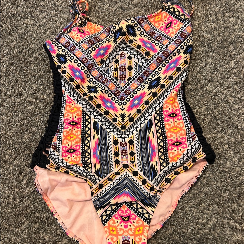 Colorful Geometric One-Piece Swimsuit